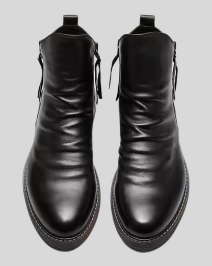 Vintage pánske členkové čižmy na zips