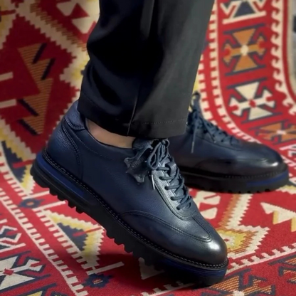 Ortopedické kožené topánky pre mužov