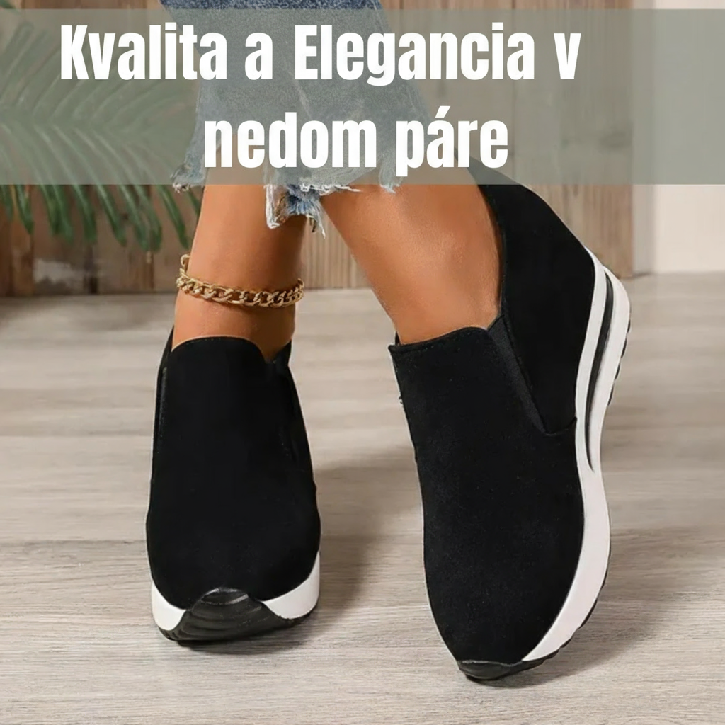 Dámske platformové tenisky s ergonomickou podrážkou