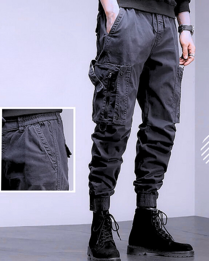 Pánske cargo nohavice s viacerými vreckami