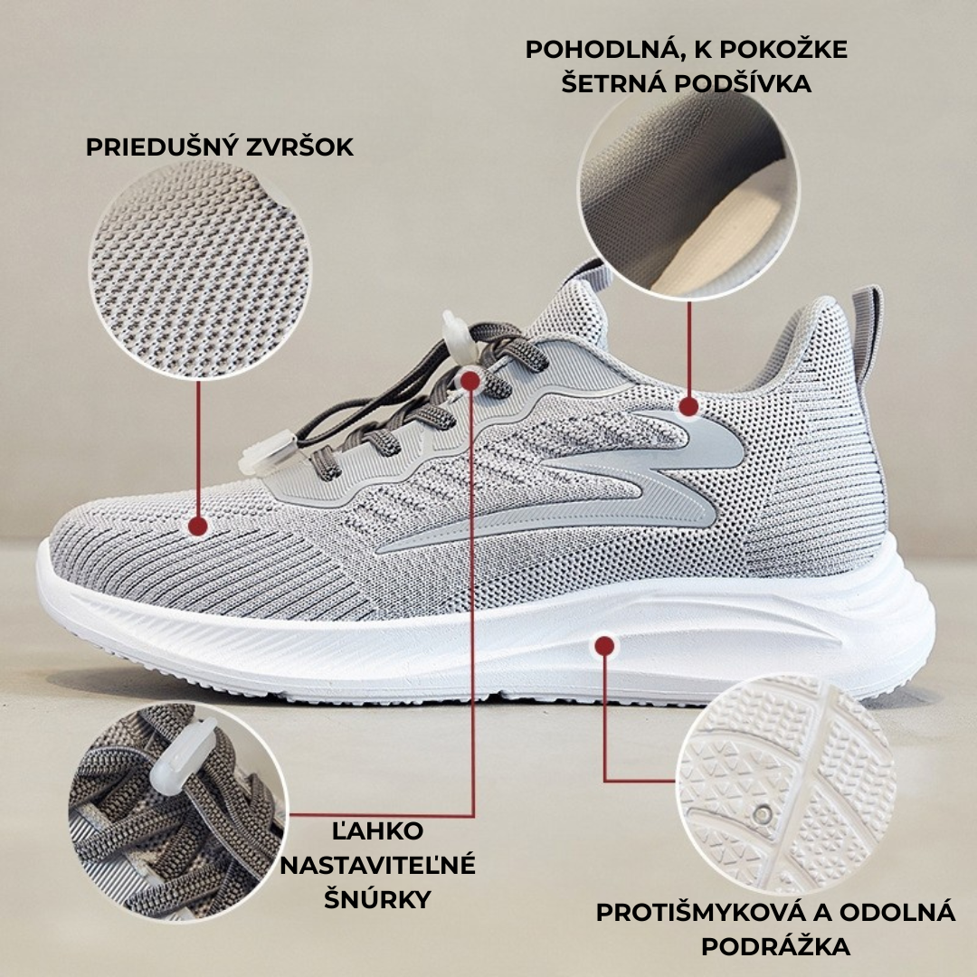 Ortopedické športové topánky pre ženy s priedušnou tkaninou