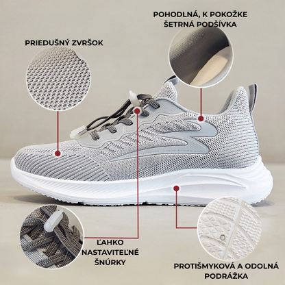 Ortopedické športové topánky pre ženy s priedušnou tkaninou